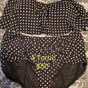 Torrid 2 piece swimsuit